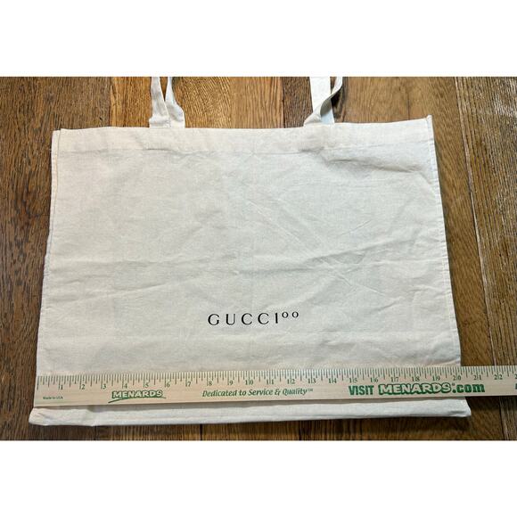 Gucci 100th Anniversary Oversized Shopping Tote Dust Bag 15”x20” - Picture 5 of 9